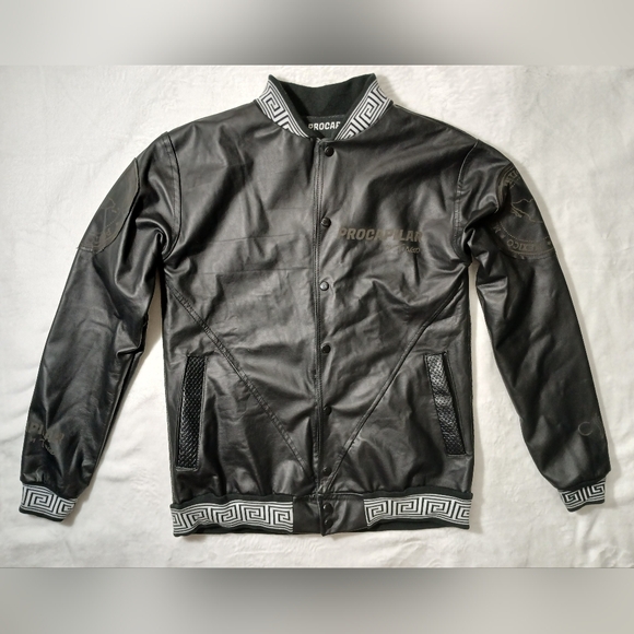 PROCAPILAR by TIAGO Other - Black Leather Bomber Jacket